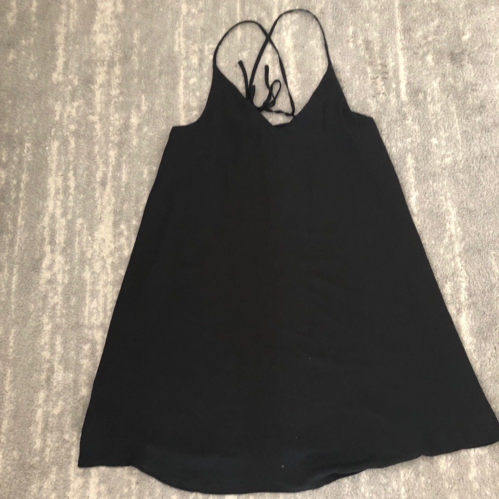 Black shift dress
